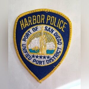 San Diego, California Harbor Police Embroidered Patch